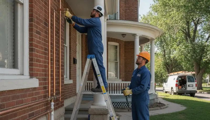 Fort Collins, CO plumber inspecting pipes for plumbing repair service