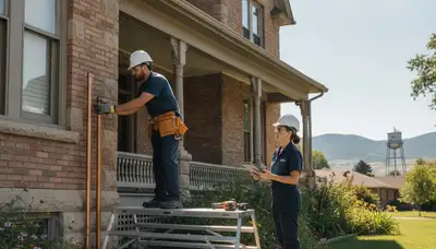 Fort Collins, CO plumber repairing a leak for a plumbing service call