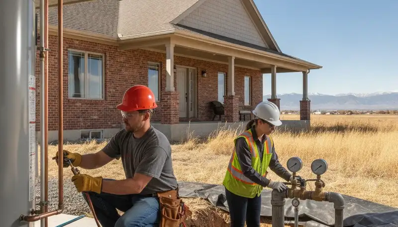 Fort Collins, CO plumber repairing a residential pipe for plumbing repair service