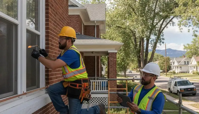 Fort Collins, CO plumber repairing a residential pipe leak for emergency plumbing service