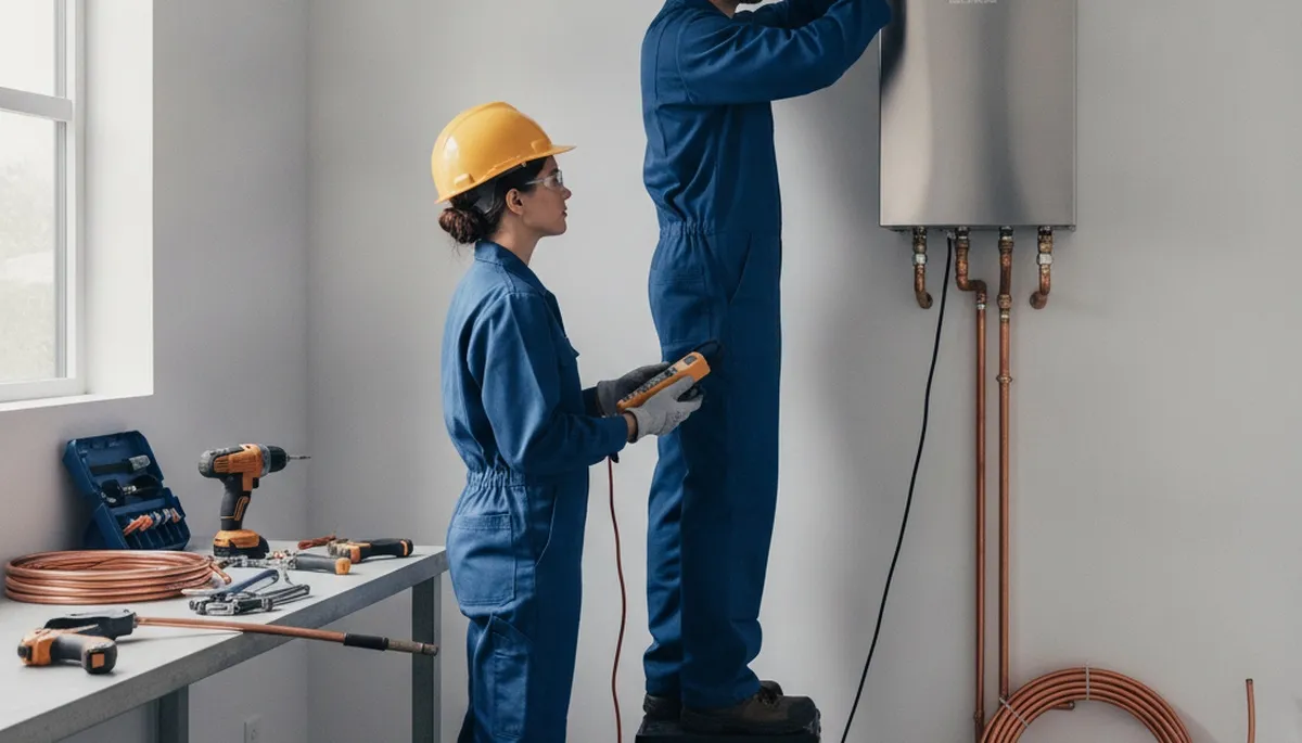 Tankless water heater installation for Fort Collins, CO homes by On Call Plumbers